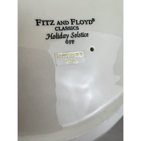 Fitz And Floyd Solstice Santa Handcrafted Christmas Teapot 12” 2005 New Open Box - Picture 15 of 16